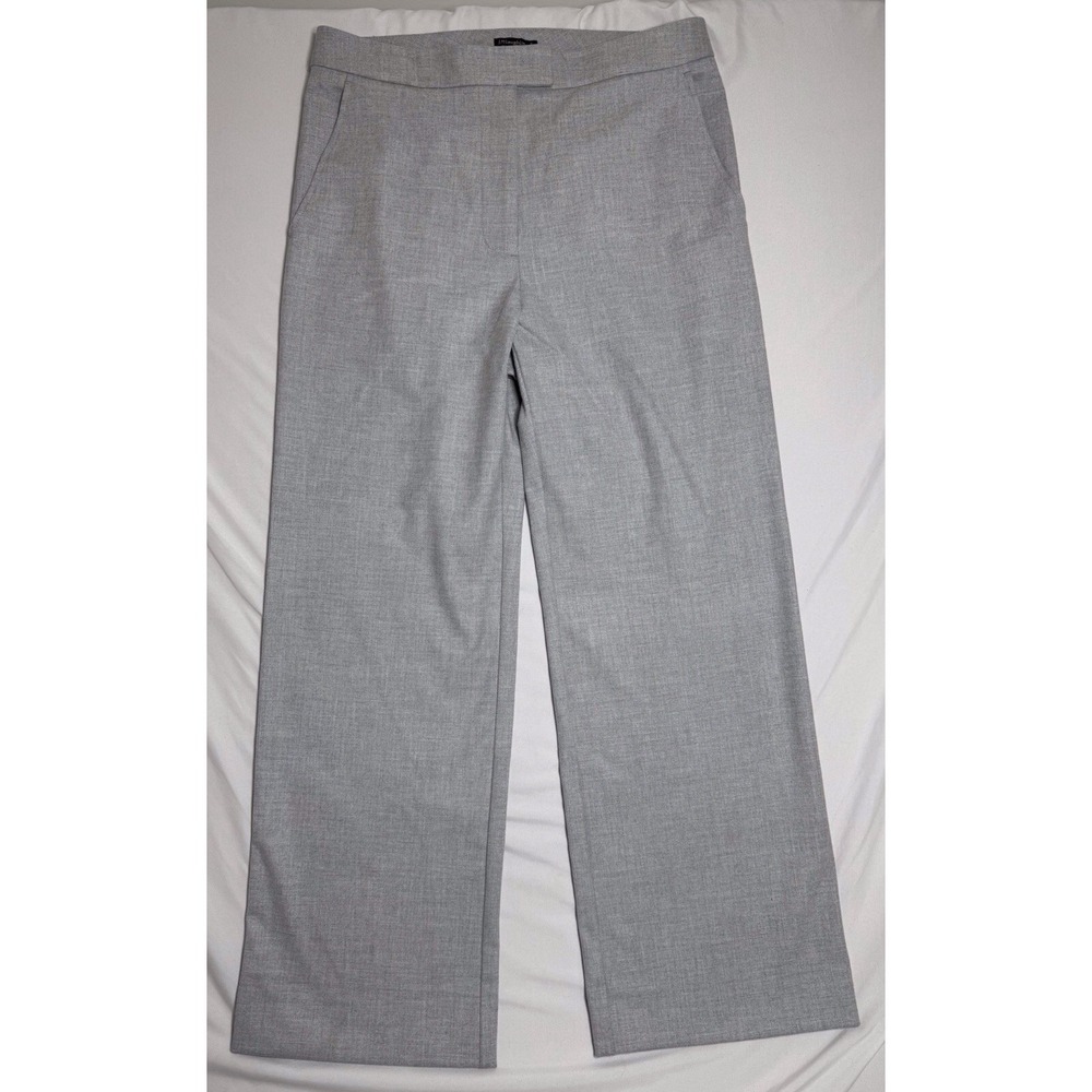 J. McLaughlin Gray Dress Pants Trousers Wide Leg‎ Stretch Women's Size 6